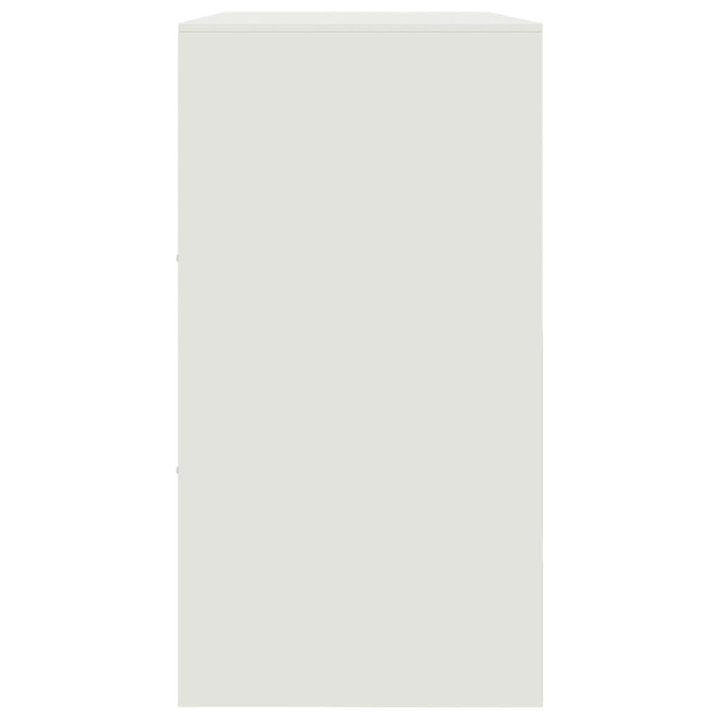 vidaXL Sideboard White 99x39x73 cm Steel