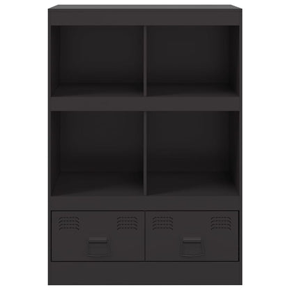 vidaXL Highboard Black 67x39x95 cm Steel