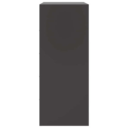 vidaXL Highboard Black 67x39x95 cm Steel
