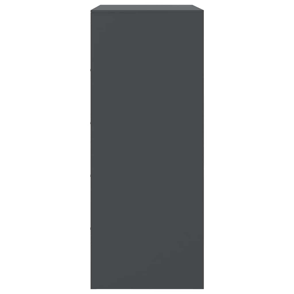 vidaXL Highboard Anthracite 67x39x95 cm Steel