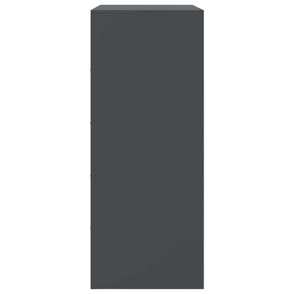 vidaXL Highboard Anthracite 67x39x95 cm Steel