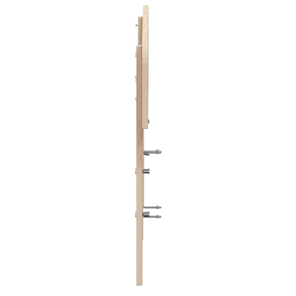 vidaXL Headboard 200 cm Solid Wood Pine