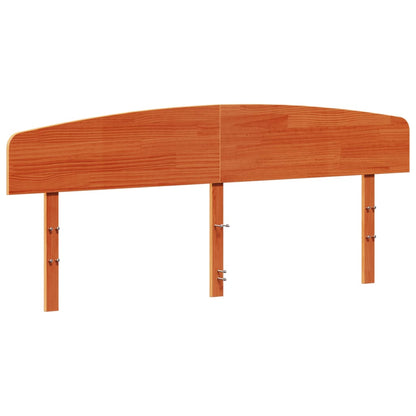 vidaXL Headboard Wax Brown 200 cm Solid Wood Pine
