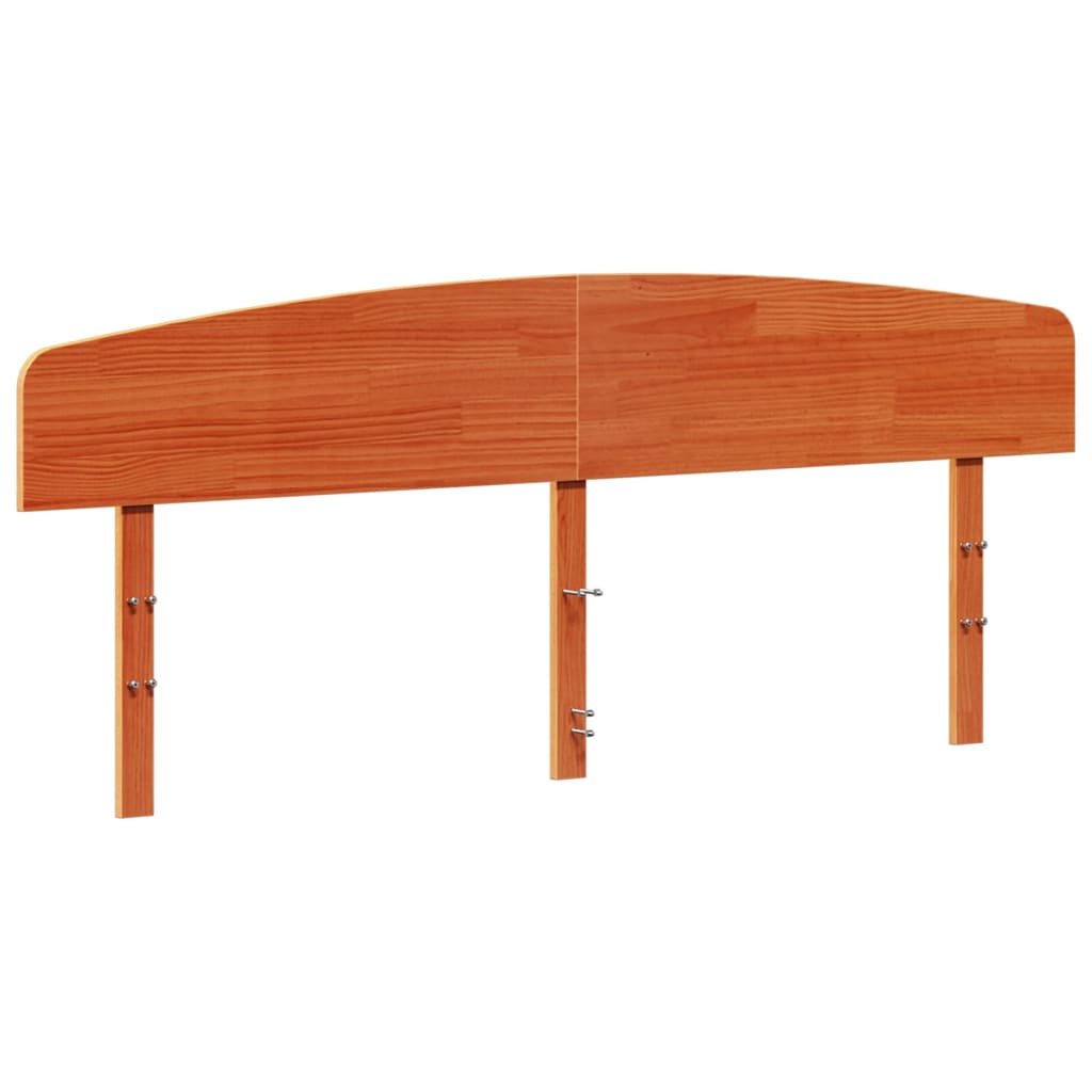 vidaXL Headboard Wax Brown 180 cm Solid Wood Pine
