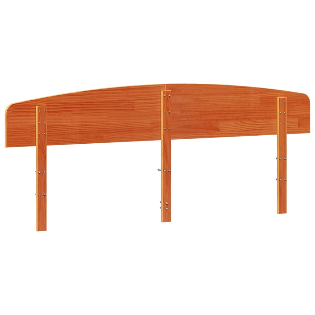 vidaXL Headboard Wax Brown 180 cm Solid Wood Pine