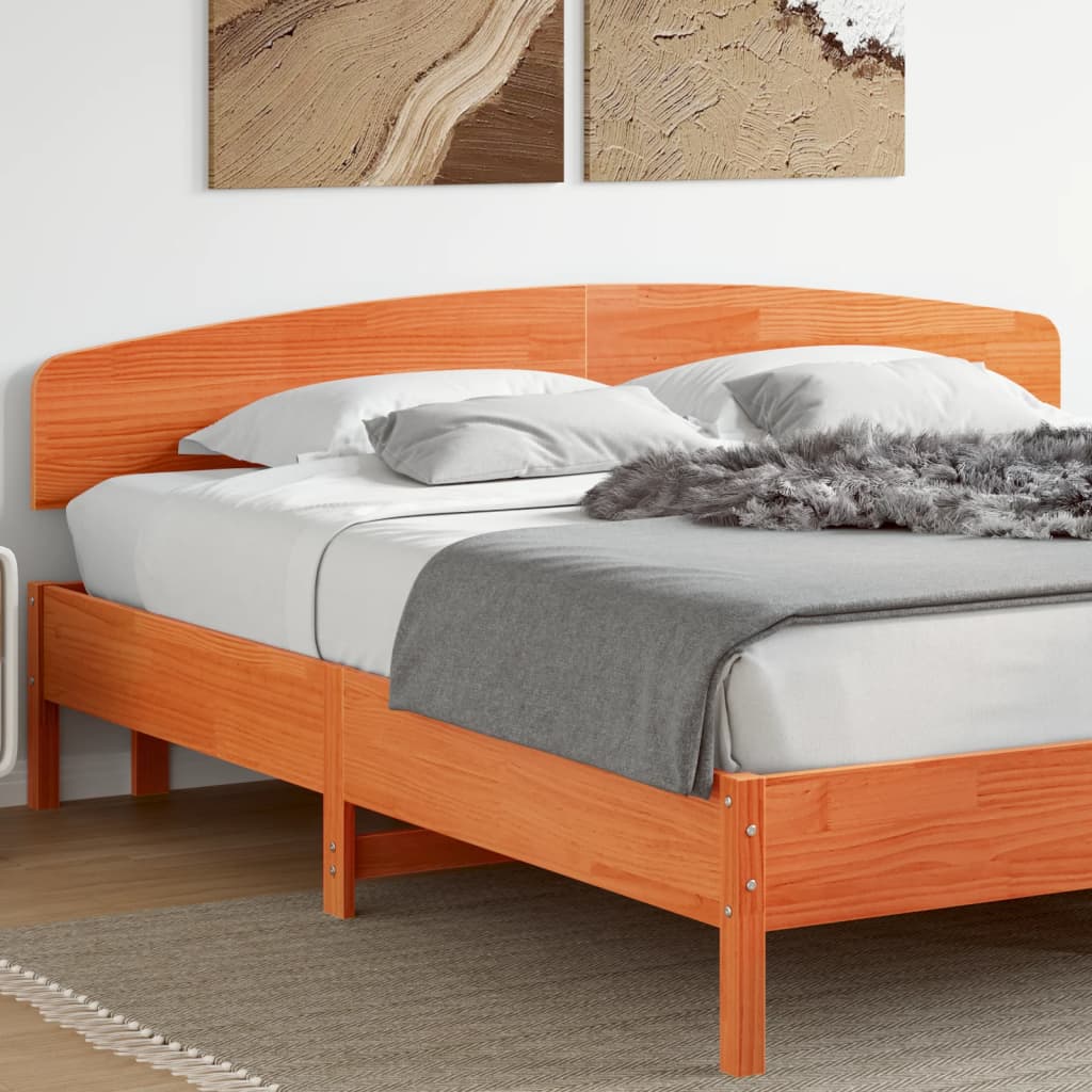 vidaXL Headboard Wax Brown 180 cm Solid Wood Pine