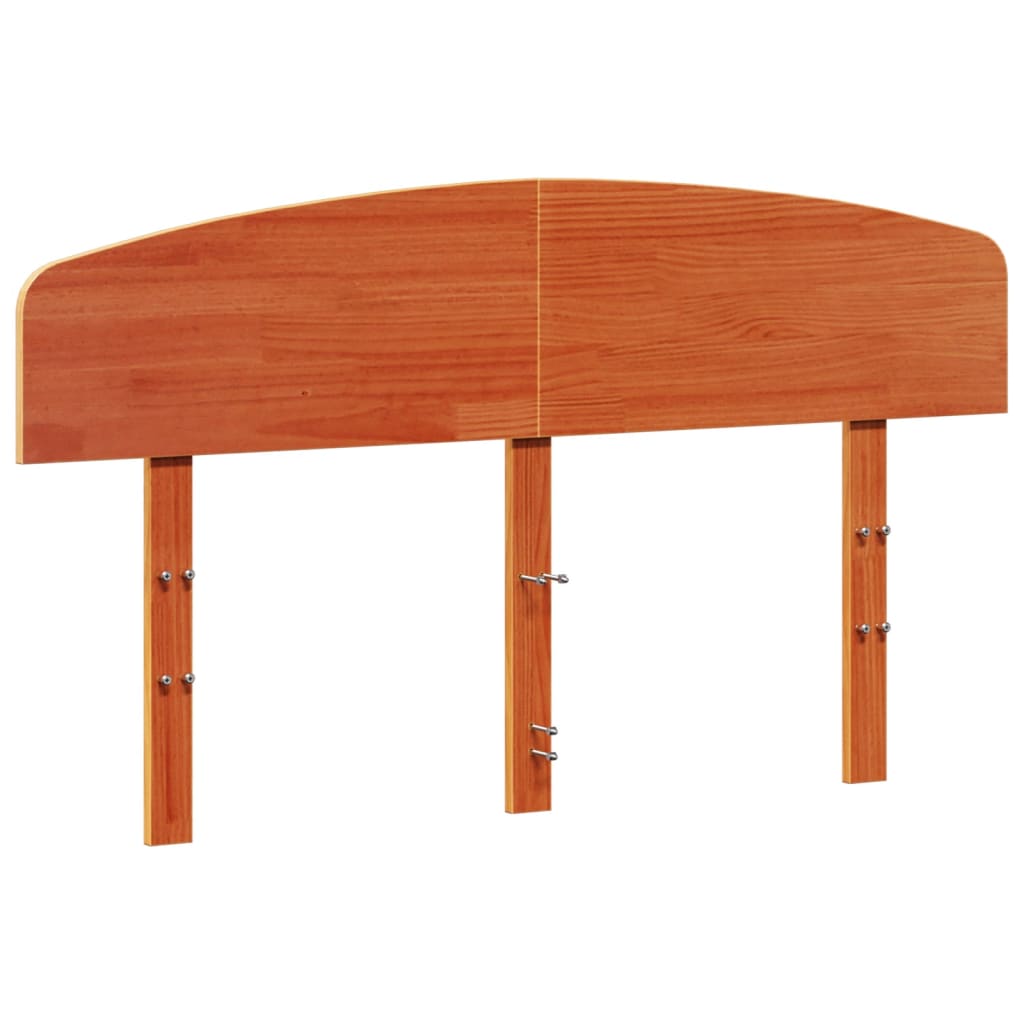 vidaXL Headboard Wax Brown 150 cm Solid Wood Pine