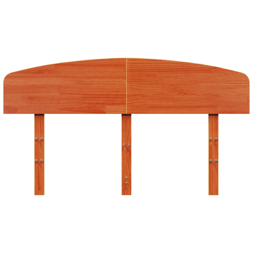 vidaXL Headboard Wax Brown 150 cm Solid Wood Pine