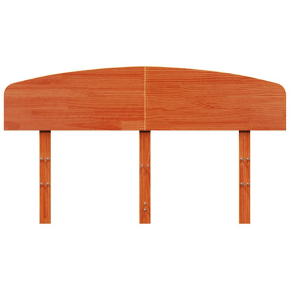 vidaXL Headboard Wax Brown 150 cm Solid Wood Pine