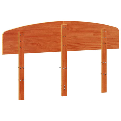 vidaXL Headboard Wax Brown 150 cm Solid Wood Pine