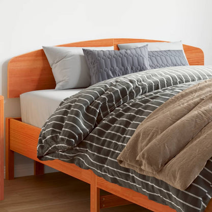 vidaXL Headboard Wax Brown 150 cm Solid Wood Pine
