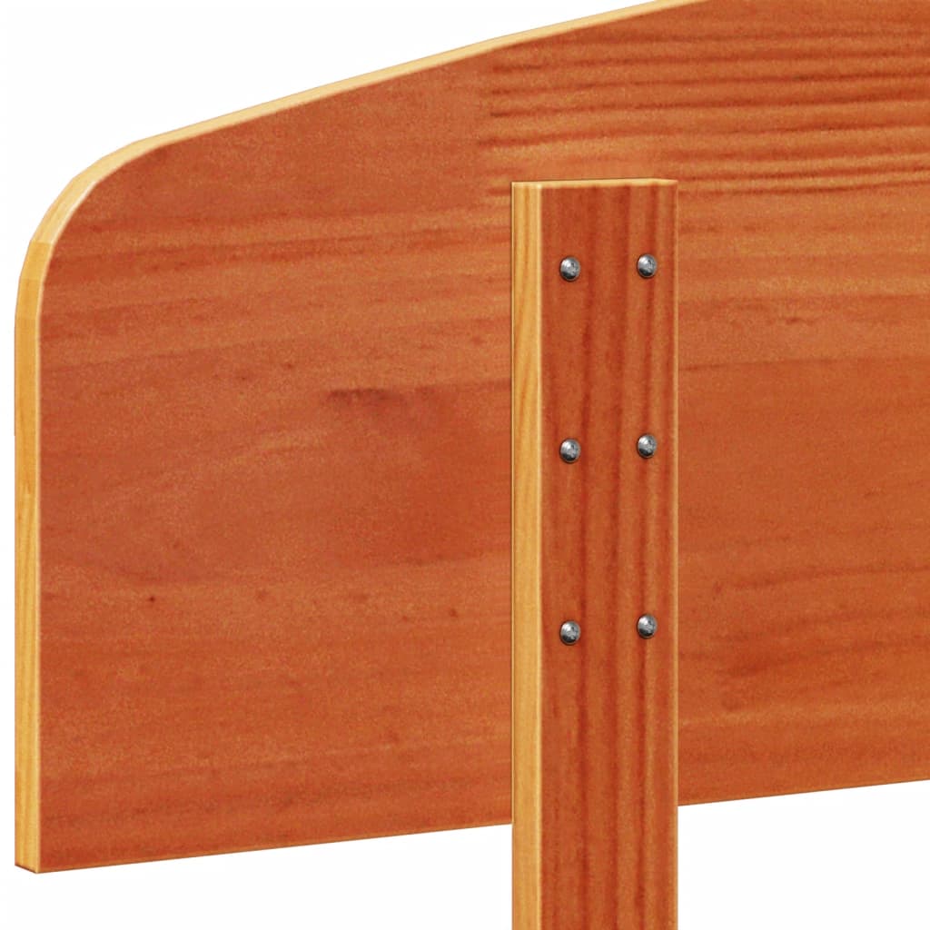 vidaXL Headboard Wax Brown 140 cm Solid Wood Pine