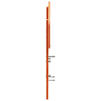 vidaXL Headboard Wax Brown 135 cm Solid Wood Pine