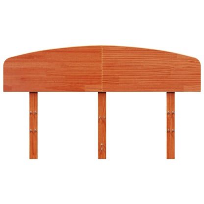 vidaXL Headboard Wax Brown 120 cm Solid Wood Pine