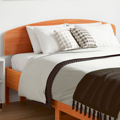 vidaXL Headboard Wax Brown 120 cm Solid Wood Pine
