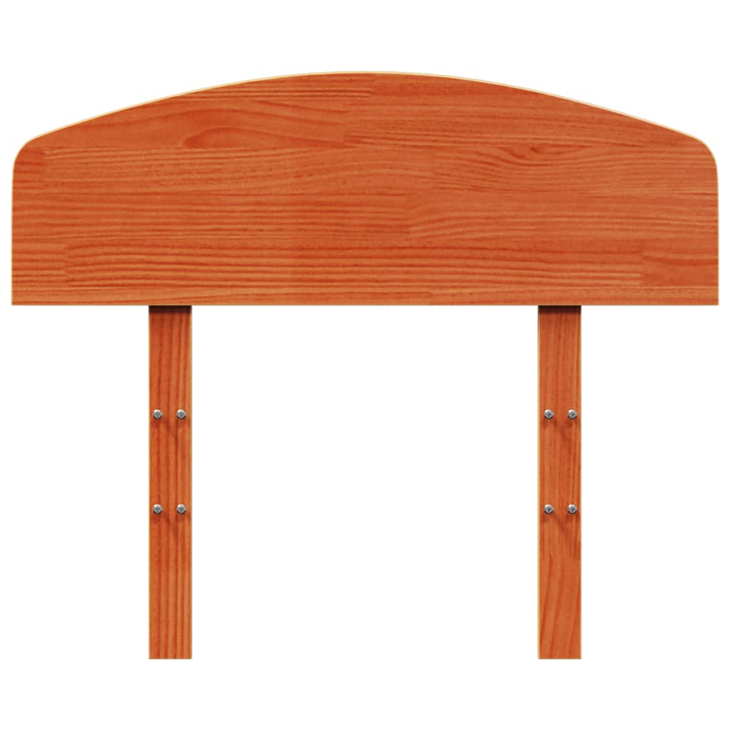 vidaXL Headboard Wax Brown 100 cm Solid Wood Pine