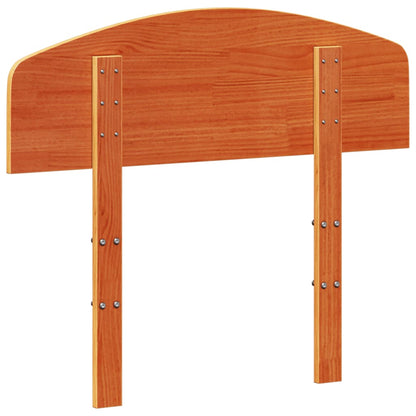 vidaXL Headboard Wax Brown 100 cm Solid Wood Pine