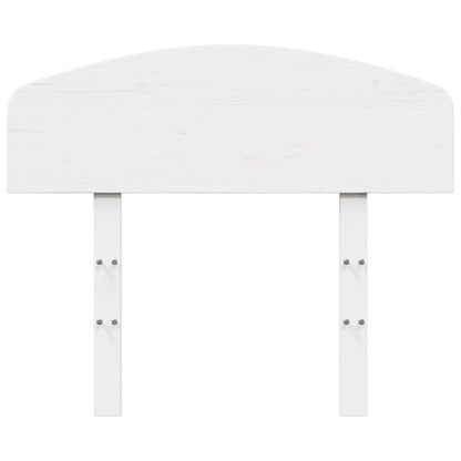 vidaXL Headboard White 75 cm Solid Wood Pine