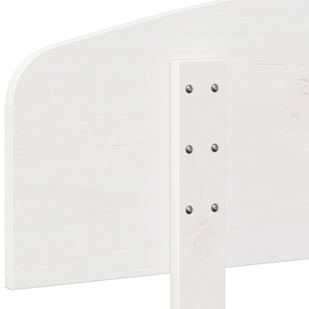 vidaXL Headboard White 75 cm Solid Wood Pine
