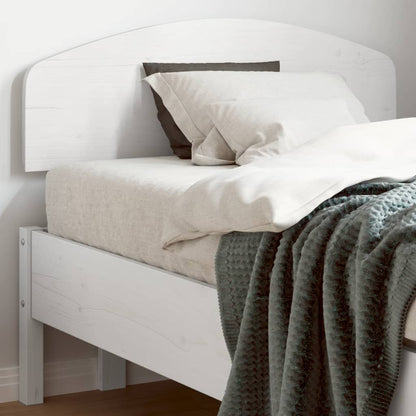 vidaXL Headboard White 75 cm Solid Wood Pine