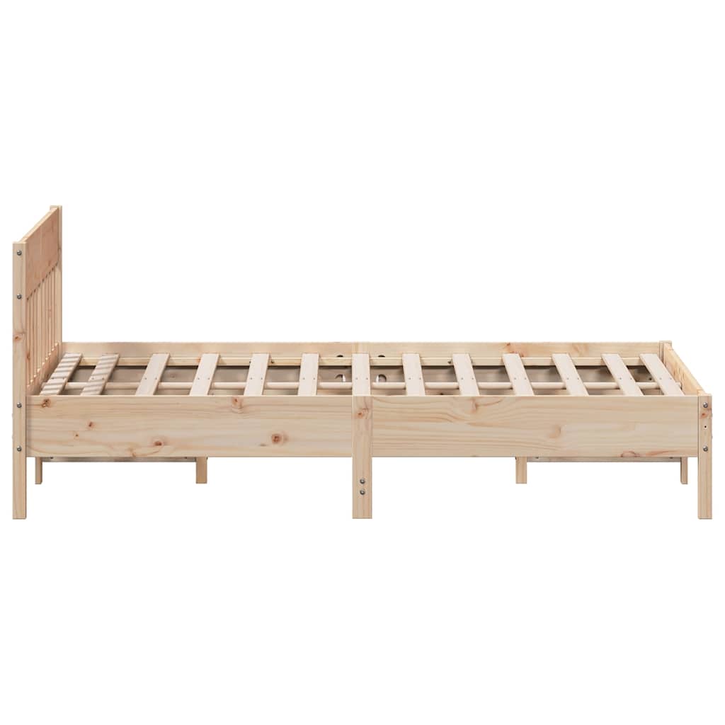 vidaXL Bed Frame without Mattress 120x200 cm Solid Wood Pine
