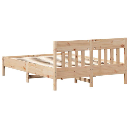 vidaXL Bed Frame without Mattress 120x200 cm Solid Wood Pine