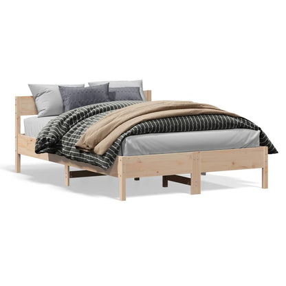 vidaXL Bed Frame without Mattress 120x200 cm Solid Wood Pine