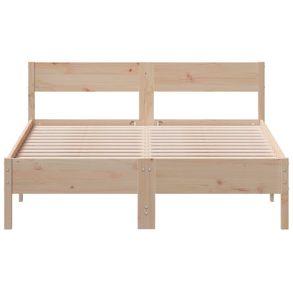 vidaXL Bed Frame without Mattress 120x200 cm Solid Wood Pine