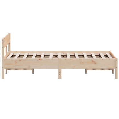 vidaXL Bed Frame without Mattress 120x200 cm Solid Wood Pine
