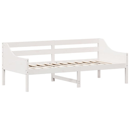 vidaXL Day Bed without Mattress White 80x200 cm Solid Wood Pine
