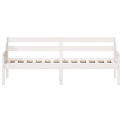 vidaXL Day Bed without Mattress White 80x200 cm Solid Wood Pine