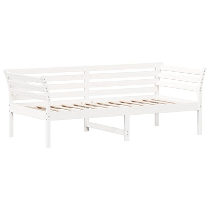 vidaXL Day Bed without Mattress White 90x190 cm Single Solid Wood Pine