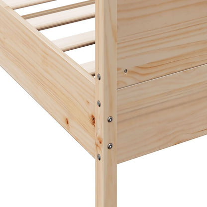 vidaXL Bed Frame without Mattress 120x200 cm Solid Wood Pine