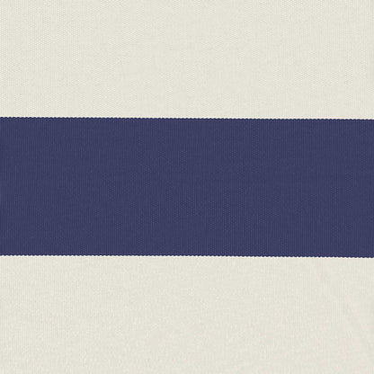 vidaXL Free Standing Awning Blue and White 500x300 cm Fabric and Steel