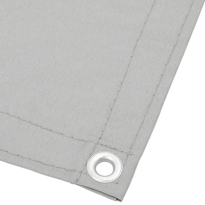 vidaXL Balcony Screen Light Grey 75x500 cm 100% Polyester Oxford