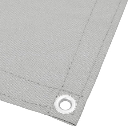 vidaXL Balcony Screen Light Grey 75x800 cm 100% Polyester Oxford