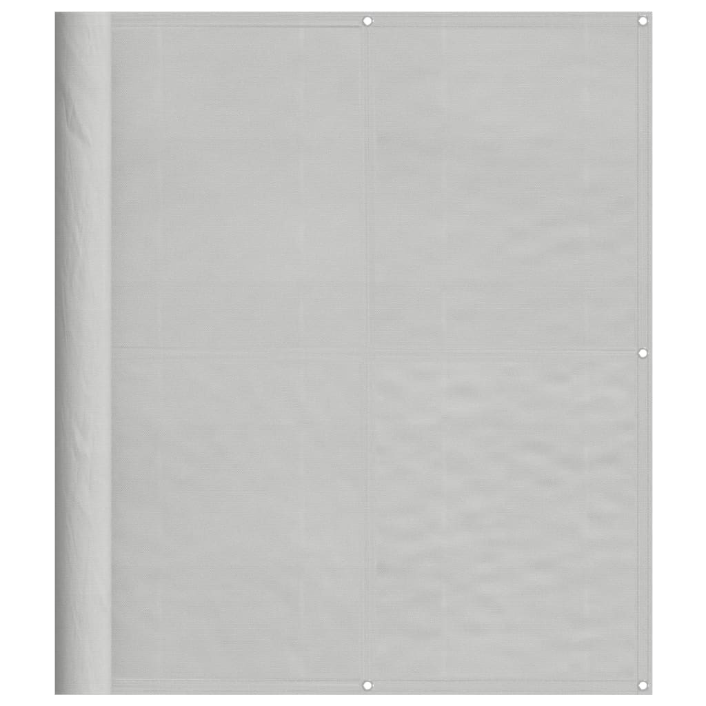 vidaXL Balcony Screen Light Grey 120x400 cm 100% Polyester Oxford