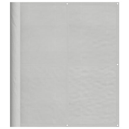 vidaXL Balcony Screen Light Grey 120x400 cm 100% Polyester Oxford