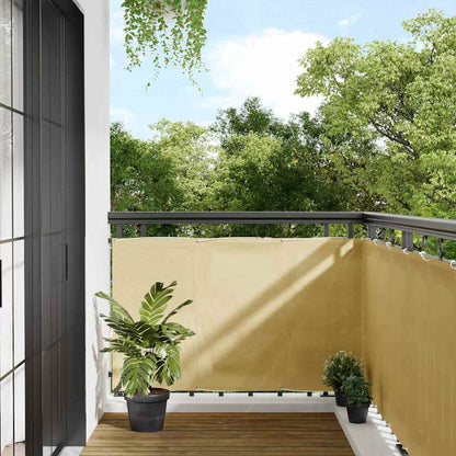 vidaXL Balcony Screen Sand 90x800 cm 100% Polyester Oxford