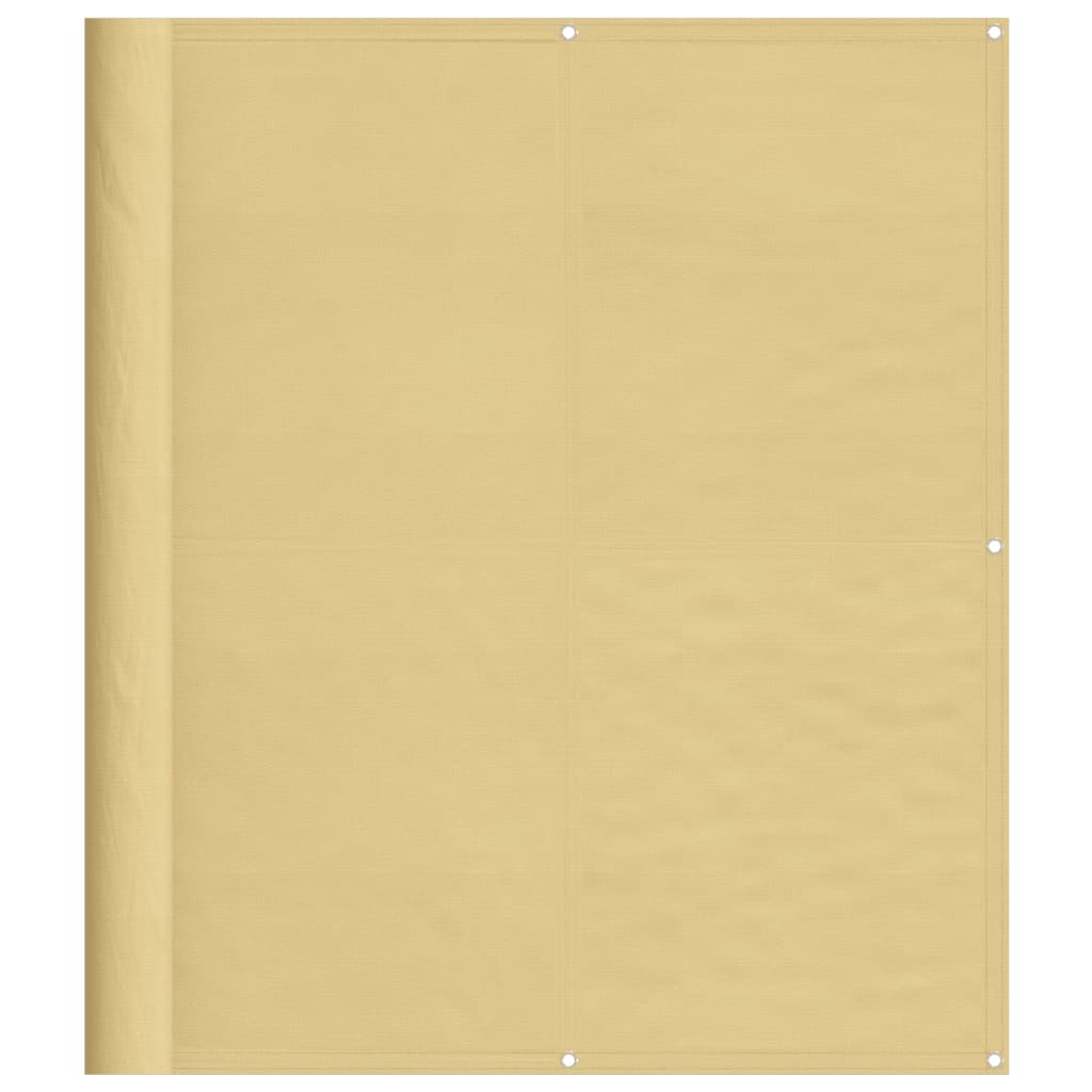 vidaXL Balcony Screen Sand 120x300 cm 100% Polyester Oxford