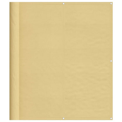 vidaXL Balcony Screen Sand 120x700 cm 100% Polyester Oxford