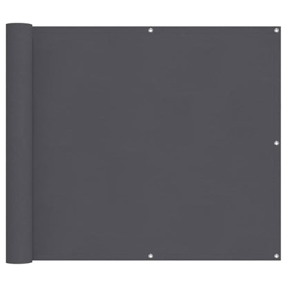 vidaXL Balcony Screen Anthracite 90x700 cm 100% Polyester Oxford