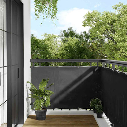 vidaXL Balcony Screen Anthracite 90x800 cm 100% Polyester Oxford
