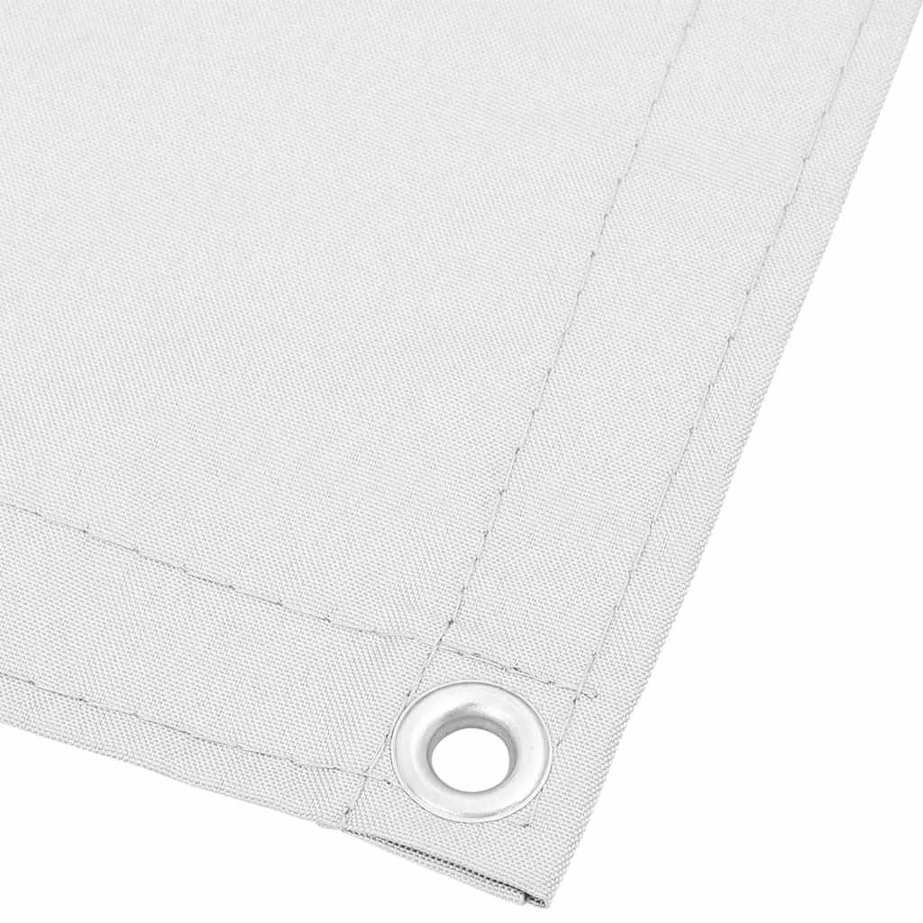 vidaXL Balcony Screen White 90x800 cm 100% Polyester Oxford