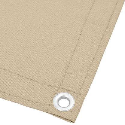 vidaXL Balcony Screen Beige 75x1000 cm 100% Polyester Oxford