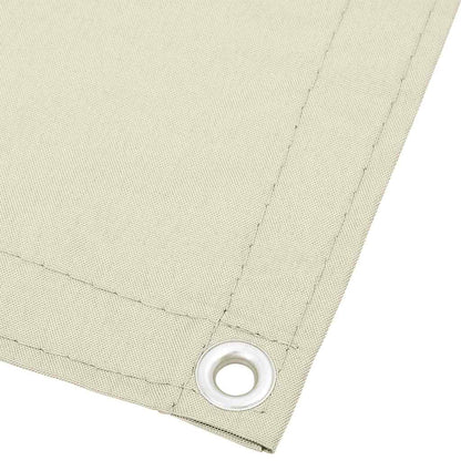 vidaXL Balcony Screen Cream 120x700 cm 100% Polyester Oxford