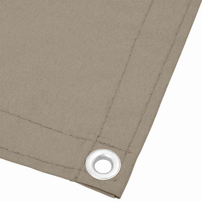 vidaXL Balcony Screen Taupe 90x800 cm 100% Polyester Oxford