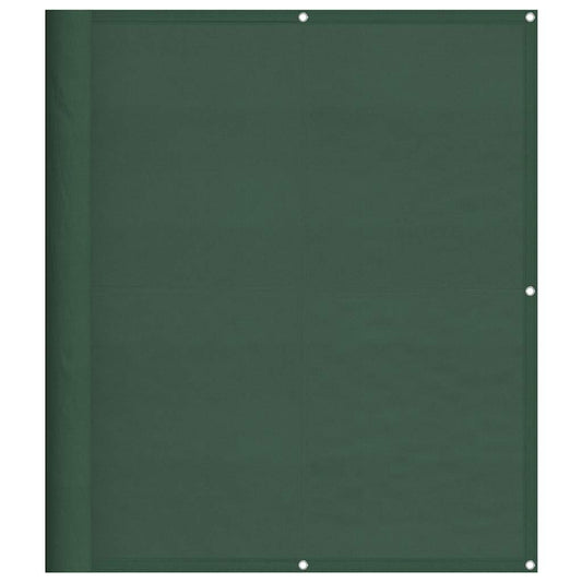 vidaXL Balcony Screen Dark Green 120x700 cm 100% Polyester Oxford