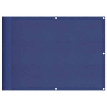 vidaXL Balcony Screen Blue 75x700 cm 100% Polyester Oxford