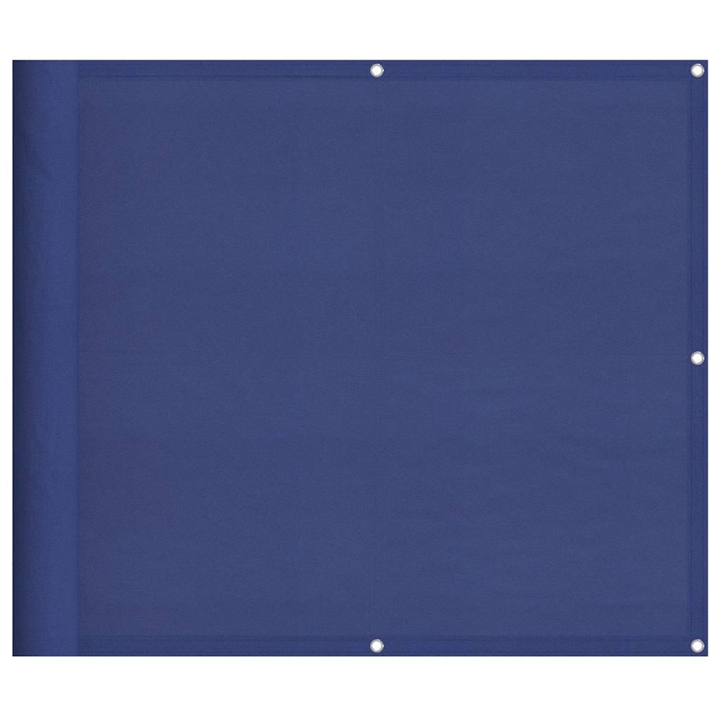 vidaXL Balcony Screen Blue 90x800 cm 100% Polyester Oxford
